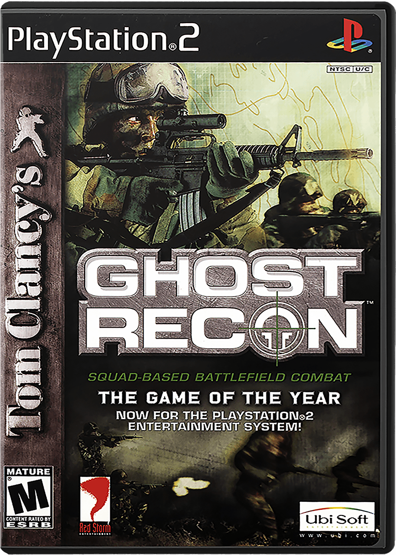 Tom Clancy's - Ghost Recon box art for Playstation 2